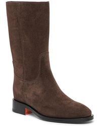 Santoni - Fleeces Suede Boot - Lyst