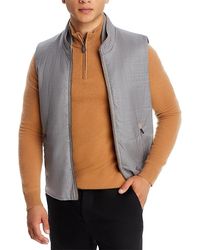 Maurizio Baldassari - Arena Merino Wool Full Zip Travel Vest - Lyst