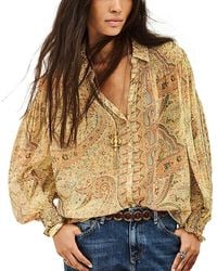 Ba&sh - Cleo Printed Shirt - Lyst