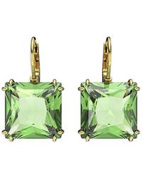Swarovski - Millenia Square Crystal Drop Earrings - Lyst
