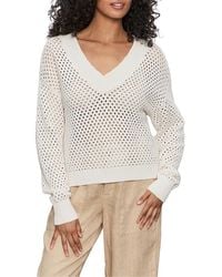 Sanctuary - Airy Openwork Sweater - Lyst