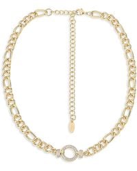 Ettika - Eternity Crystal Circle Pave Ring Collar Necklace - Lyst