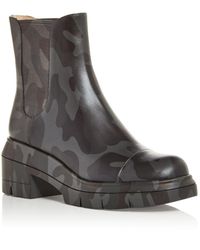 stuart weitzman women's norah block heel platform chelsea boots