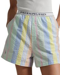 Polo Ralph Lauren - Striped Seersucker Boxer Shorts - Lyst