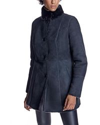 Maximilian - Shearling Jacket With Stand Collar - Lyst
