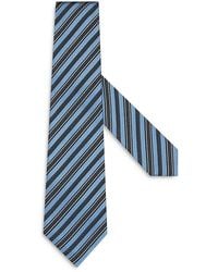 ZEGNA - Classic Silk & Cotton Tie - Lyst