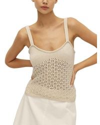 Elodie the Label - Elodie Eloise Crochet Tank Top - Lyst