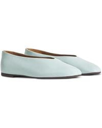 Reformation - Blaine Leather High Vamp Ballet Flats - Lyst