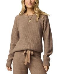 Splendid - Stassi Satin Tie Sweater - Lyst