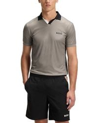 BOSS - Palle Toc Slim Fit Short Sleeve Polo Shirt - Lyst