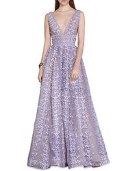 Bronx and Banco Megan Lace Gown - Purple