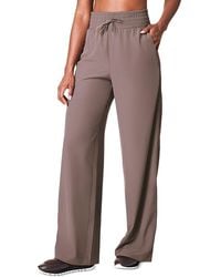 Spanx - On The Move Wide Leg Pants - Lyst