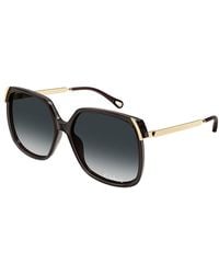 Chloé - Aly Combi Square Sunglasses, 60Mm - Lyst