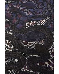 Zadig & Voltaire - Snake Print Mixed Silk Square Scarf - Lyst
