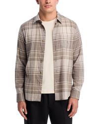 Vince - Chilton Plaid French Placket Shirt - Lyst