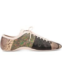 Dries Van Noten - Retro Patchwork Leather Sneakers - Lyst