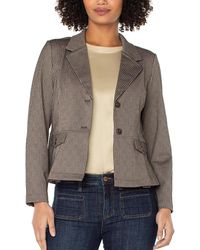 Liverpool Los Angeles - Peplum Blazer - Lyst