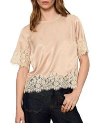 Sanctuary - One Of A Kind Satin Top - Lyst