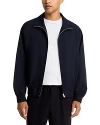 FRAME - Wool Zip Blouson Jacket - Lyst