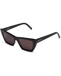 Saint Laurent - Mica Cat-eye Frame Acetate Sunglasses - Lyst