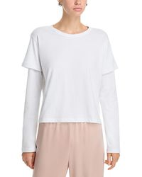 Leset - Margo Layered Long Sleeve Top - Lyst