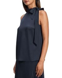 Theory - Side Tie Halter Top - Lyst