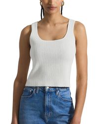 10 Crosby Derek Lam - Sain Ribbed Sweater Tank Top - Lyst