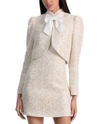 Alice + Olivia - Ilaria Embellished Cropped Jacket - Lyst
