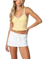 Edikted - Lacey Layered Tank Top - Lyst
