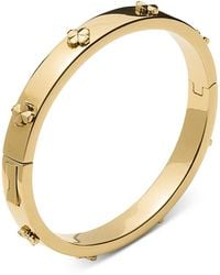 Kate Spade - Spade Flower Hinge Bangle Bracelet - Lyst
