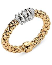 Fope - 18K Prima Diamond Flex'It Ring - Lyst