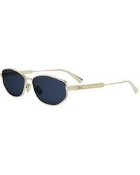 Dior - Cannage B1U Geometrical Sunglasses, 57Mm - Lyst