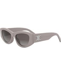 Celine - Triomphe Geometric Sunglasses, 55Mm - Lyst