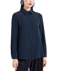 Emporio Armani - Cannette Cady Blouse - Lyst