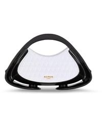 Balmain - Two-Tone Quilted Medium Jolie Madame Bag - Lyst