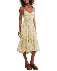 Free People - Adriel Midi Dress - Lyst