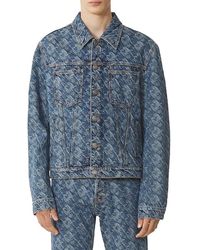 Lanvin - Lunar Year Jacquard Denim Jacket - Lyst