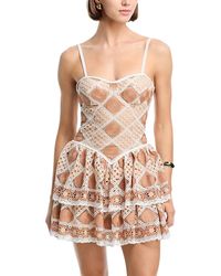 PATBO - Bossa Crochet Mini Dress - Lyst