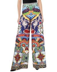 Alice + Olivia - Athena Wide Leg Pants - Lyst