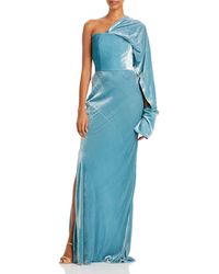 Hellessy Talia Bustier Gown - Blue