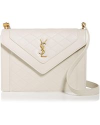 saint laurent mini leather gaby cross body bag
