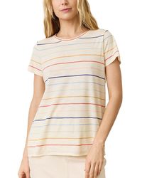 Marine Layer - Striped Swing Crewneck Tee - Lyst