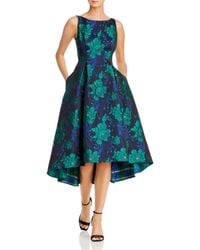 Adrianna Papell Charmed Floral Fit And Flare - Green