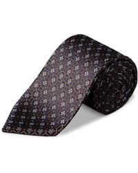 Eton - Floral Medallion Woven Silk Tie - Lyst