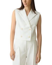 Theory - Peak Double Breasted Vest - Lyst