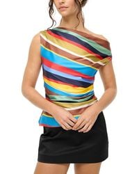 STAUD - Phare Silk Top - Lyst