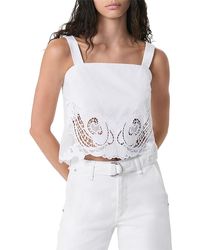 Rag & Bone - Clem Lace Tank Top - Lyst