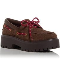 Jeffrey Campbell - Crushed Lug Platform Boat Loafers - Lyst