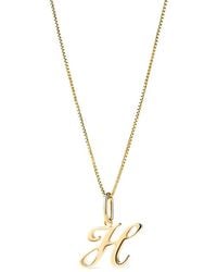 Ana Luisa - Solid Script Letter Necklace - Lyst