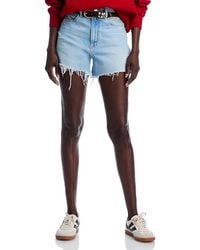 PAIGE - Dani Raw Hem Shorts - Lyst